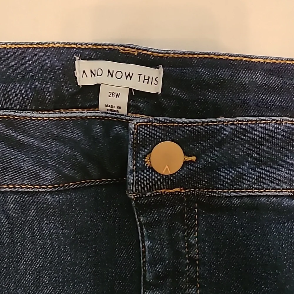 And Now This Jeans, Bootcut, Size 26W. NWT, The Vintage Flare Highrise Stretch - Picture 16 of 16